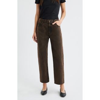 Frame Denim The Hang High Waist Ankle Straight Leg Jeans in Nightmoth at Nordstrom Rack, Size 29