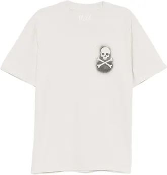 Melt T-shirt met grafische print - Beige