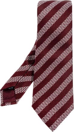 Giorgio Armani Cravatta a righe - Rosso