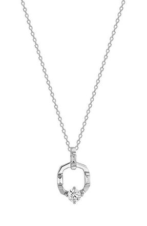 Bony Levy Maya 18K Gold Diamond Pendant Necklace in 18Kw at Nordstrom