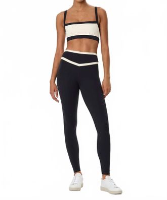 SPLITS59 Monah Rigor Bra In Creme/black