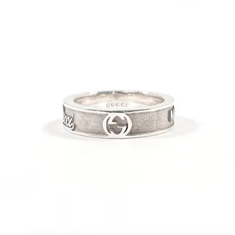 Gucci Silver Silver 925 Band Ring (Pre-Owned)
