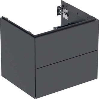 Keramag Geberit One Mueble Bajo Lavabo, 2 Cajones, 59.2x50.4x47cm