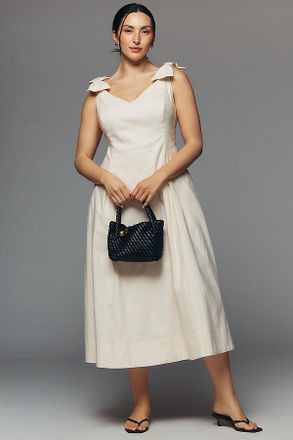 ASTR the Label Joleena Plus Linen Cotton Midi Dress