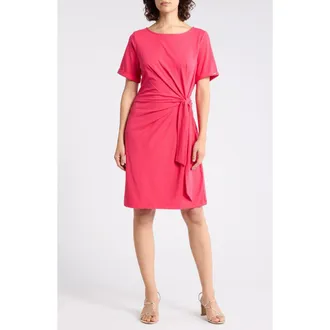 DKNY Faux Wrap Dress in Fruit Punch at Nordstrom Rack, Size X-Small