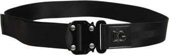 Dolce & Gabbana Tactical Quick-Release Buckle Belt - Black