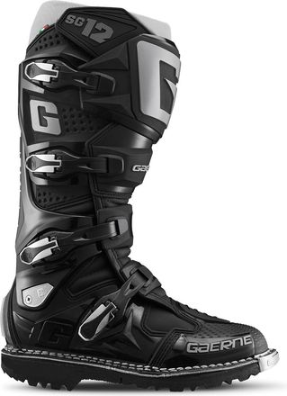 Gaerne SG-12 Enduro Motocross Boots, Black, 48