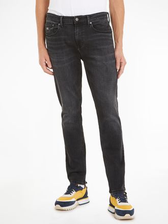 Tommy Jeans Tapered-fit-Jeans »Austim Slim Tapered« mit Logostickereien