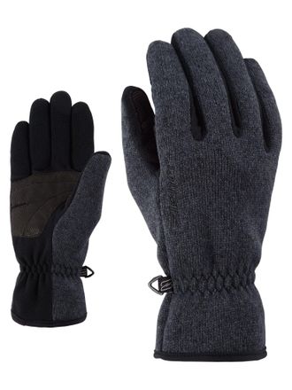 Ziener Multisporthandschuhe ZIENER IMAGIO-Z glove unisex, Gr. 7.5, schwarz (schwarz m&eacute;lange), Materialmix, Handschuhe Multisporthandschuhe