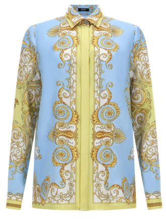 Versace Hemd mit Barock-Print