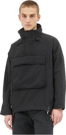 66&ordm;North Lichtgewicht Anorak met Opvouwbare Capuchon - Heren - Zomerjassen - Zwart - L - Polyester - Jassen
