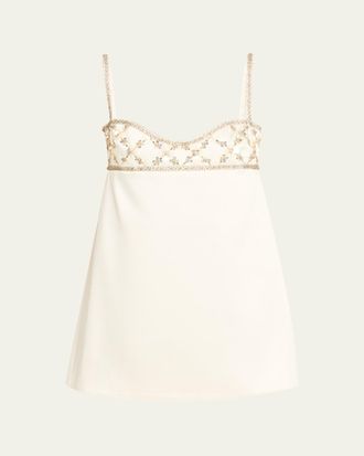 Retrof&ecirc;te Solere Embellished Mini Dress
