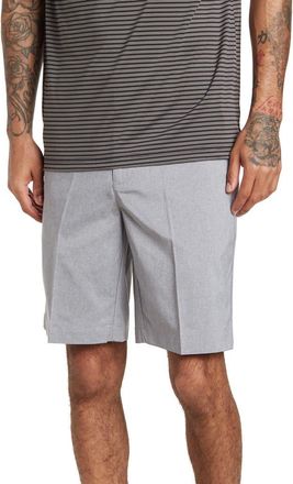 PGA TOUR Comfort 9-Inch Heathered Shorts in Light Grey Heather at Nordstrom Rack, Size 30