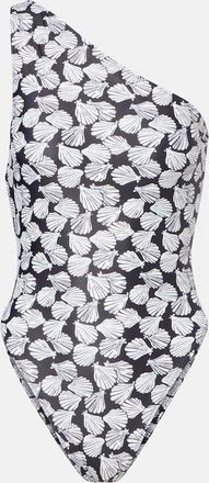 Same Swim Printed one-shoulder swimsuit