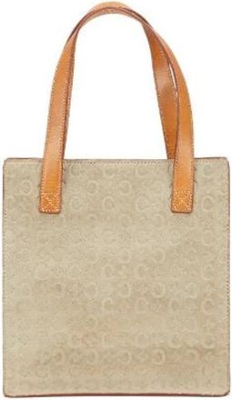 Celine Pre-owned Tote Bags, female, Beige, Size: ONE SIZE Pre-owned Suede celine-bags