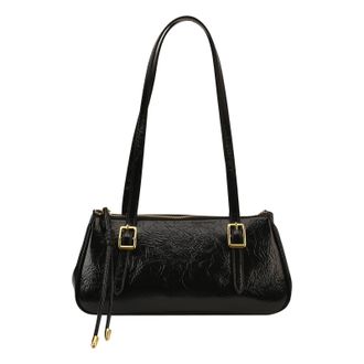 Generic PU womens shoulder bag in plain colors. Small handbag with handle for everyday use and special occasions