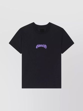 Givenchy cotton boxy fit printed t-shirt
