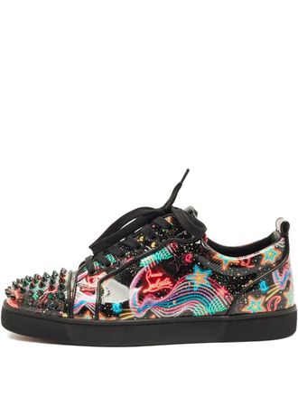 Christian Louboutin Louis Junior low-top sneakers - Zwart