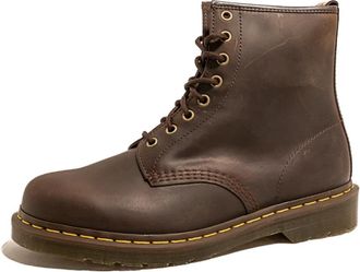 Dr. Martens 1460 Dark Brown Crazy Aw 23 Laarzen - Heren - Veterlaarzen - Bruin - 44 EU - Leer - Schoenen