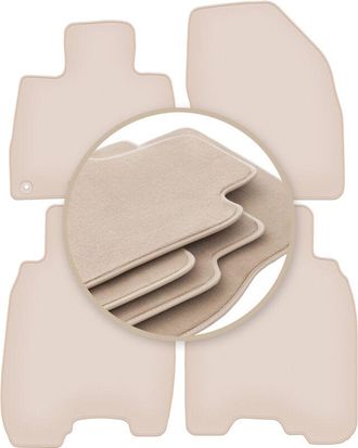 OEM Alfombrillas Beige Premium Para Honda Civic Viii Hatchback 2006-2012