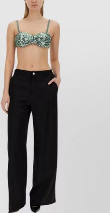Moschino sequined cropped top