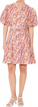 Suncoo Cerrone Midi Dress In Corail