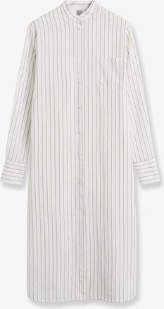 Toteme Vestito Striped Summer in viscosa, seta e cotone - TOTEME - gender_Woman