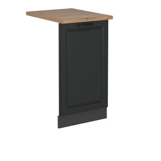 Vicco Panel Frontal Del Lavavajillas R-line, Antracita Casa De Campo, 45 Cm, Et Roble Vicco