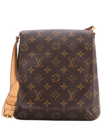 Louis Vuitton Brown Monogram Canvas Musette Salsa Pm (Authentic Pre-Loved)