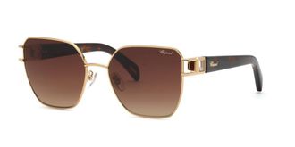 Chopard SCHM22S 300Y Mens Sunglasses Gold Size 57