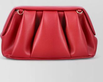 Themoir&egrave; athena sculpted vegan leather clutch bag