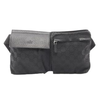 Gucci Pre-owned Vintage Canvas Belt Bag - unisex - Gucci Vintage - Vintage Belt Bags - Black - ONE SIZE - Pre-owned