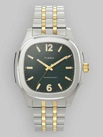 Timex Marquee Two-Tone Case And Bracelet Uhr gr&uuml;n