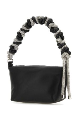 Kara Womens Black Nappa Leather Handbag Borse A Mano Bag