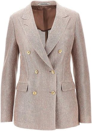 Tagliatore Parigi cotton double-breasted jacket Woman 46