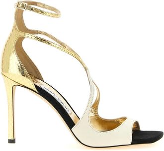 Jimmy Choo London Schoenen, Dames, Geel, 39 EU, Leer, Azia 95 Sandaal