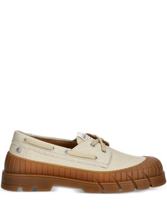 Kenzo lace-up chunky loafers - Beige