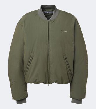 Acne Studios Bomber in popeline di misto cotone