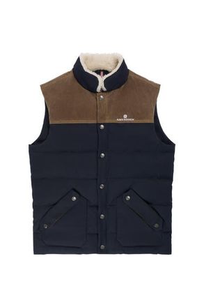 Amundsen & Scott Huntsman Vest in Faded Navy at Nordstrom, Size Medium Eu