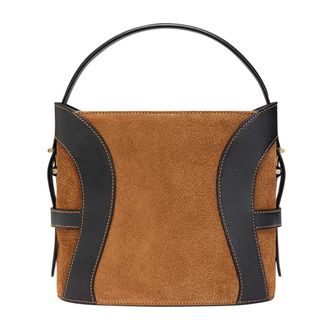 Aigner Tassen, Dames, Bruin, ONE Size, Leer, Pura Beuteltasche M