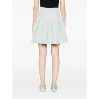 CFCL Pleated Recycled Polyester Skirt - Blue