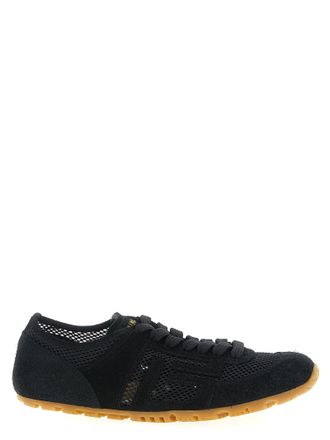 Balmain Black Calfskin Athletic Womens Sneakers