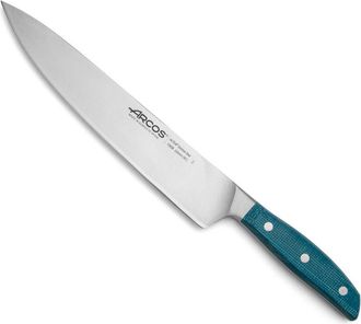 Arcos Cuchillo Cocinero Brooklyn - Cocinero De Hoja Ancha, Filo Liso, Estable Y Fuerte. Cuchillo Multiusos Tanto Para Profesionales Como Para Uso Dom&eacute;stico,