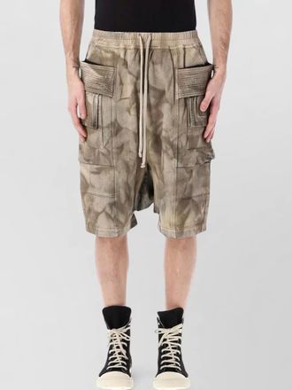 Rick Owens cargo shorts utility design relaxed fit