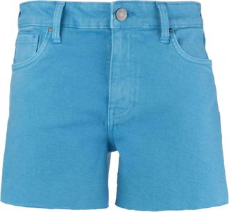 Kut from the Kloth Womens Jane High Rise Long Short In Bahamas Blue