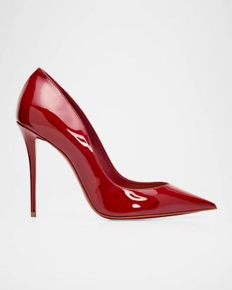 Christian Louboutin 100m La Pigalle Patent Leather Pumps
