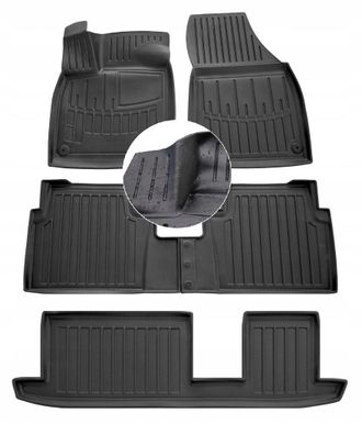 OEM Alfombrillas De Goma, Felpudos, Audi Q5 E-tron De 7 Plazas A Partir De 2021 - Ud Tubes