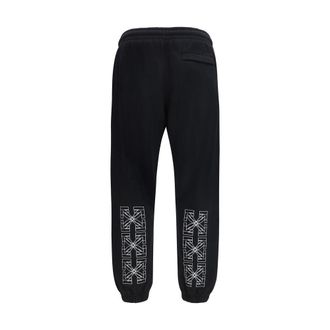 Off-white Mens Black Cotton Joggers (workout Pants)