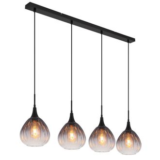 Globo Lighting L&aacute;mpara Colgante - Olsen - Negro - Vidrio - Gran L&aacute;mpara