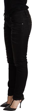 Acht Low Waist Skinny blue Womens Trouser